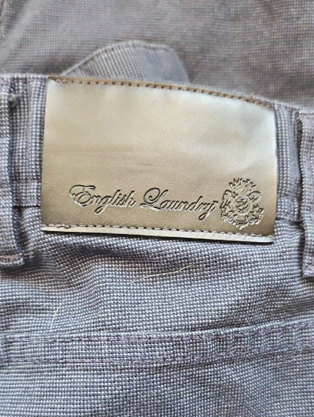 English Laundry Mens Pants Cotton Twill Navy 36x34 - Picture 4 of 8